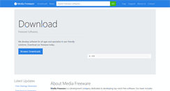 Desktop Screenshot of mediafreeware.com