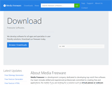 Tablet Screenshot of mediafreeware.com